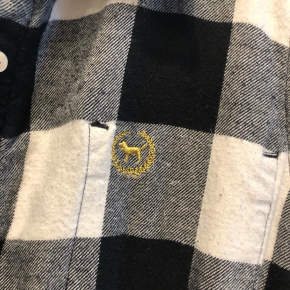 Victoria Secret PINK Flannel Dress Size Large - Picture 5 of 8